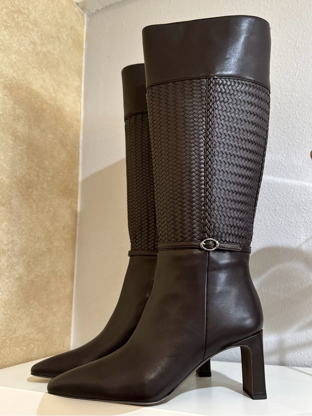 Sam Edelman Sylvia Weave Knee High Boot